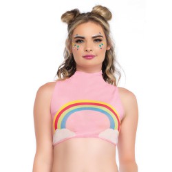Regenboog CropTop